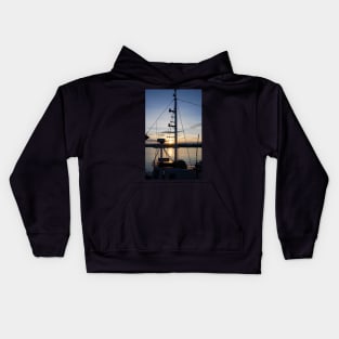 mast in the sunlight Kids Hoodie